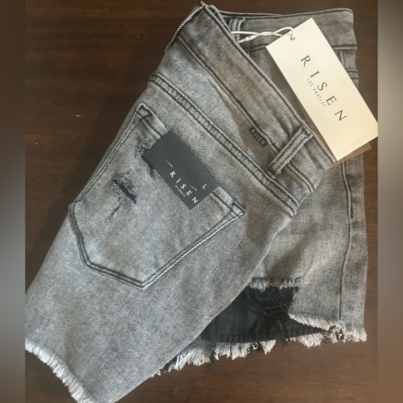 Risen dark grey Jean shopped five button fly size large - Picture 5 of 5